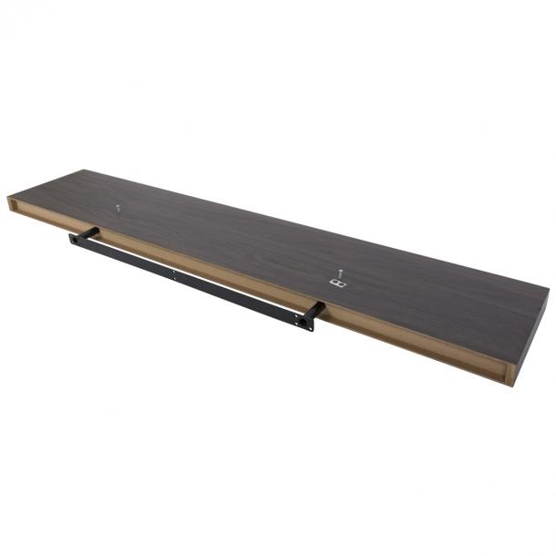 Zwevende plank push fix eiken 38mm 118x23,5cm | Duraline